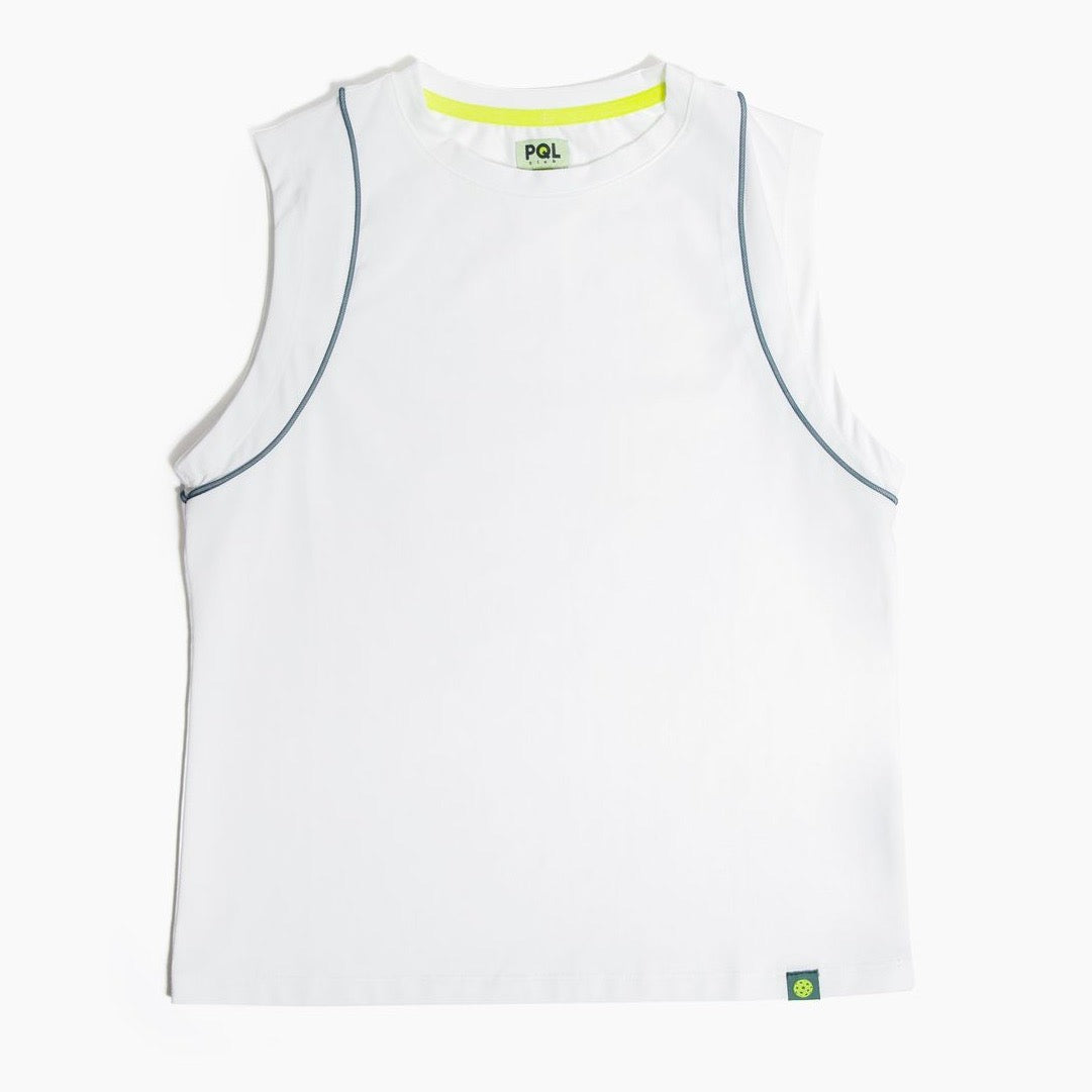 PQL COURT TANK WHITE